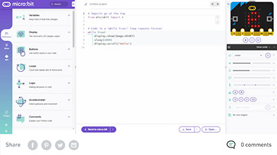 The Beginners Guide To The New micro:bit Python Editor