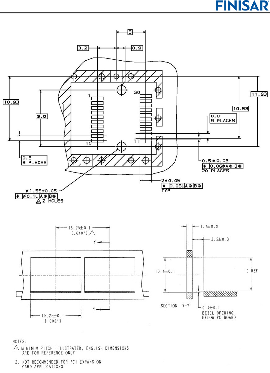 FTLF8536P4BCV Spec Sheet Datasheet by Finisar Corporation DigiKey