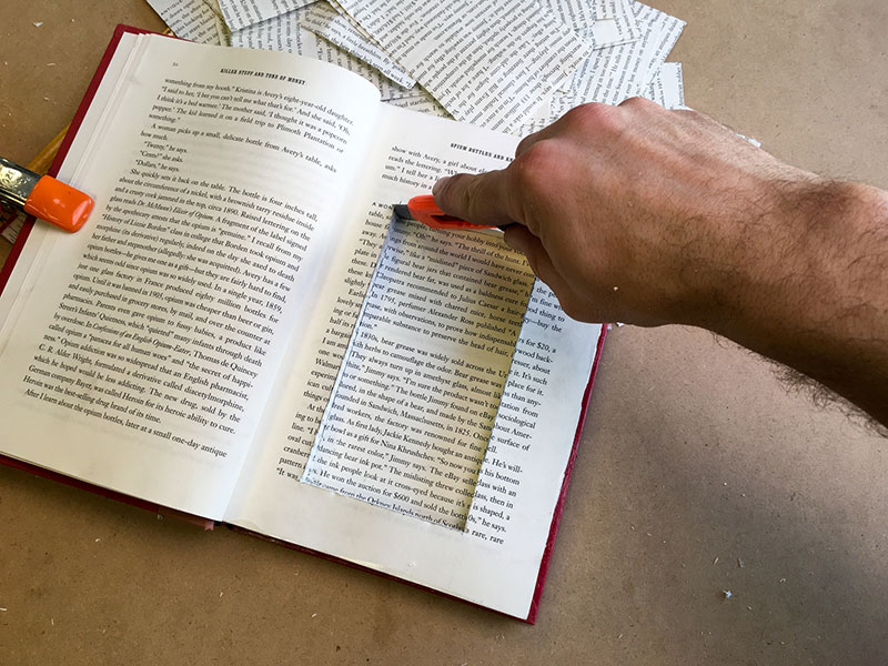 Cut paper out if it is stuck at a corner