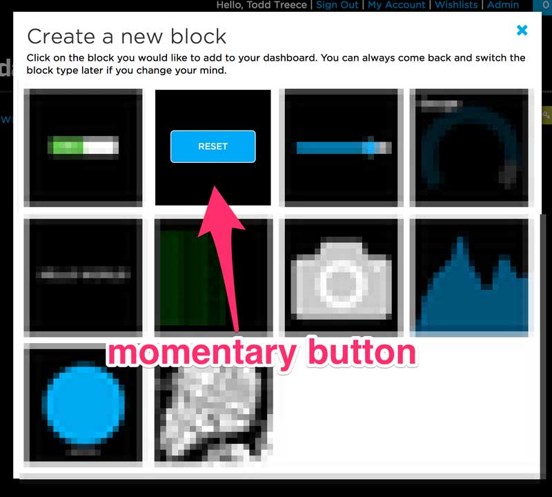 Momentary Button